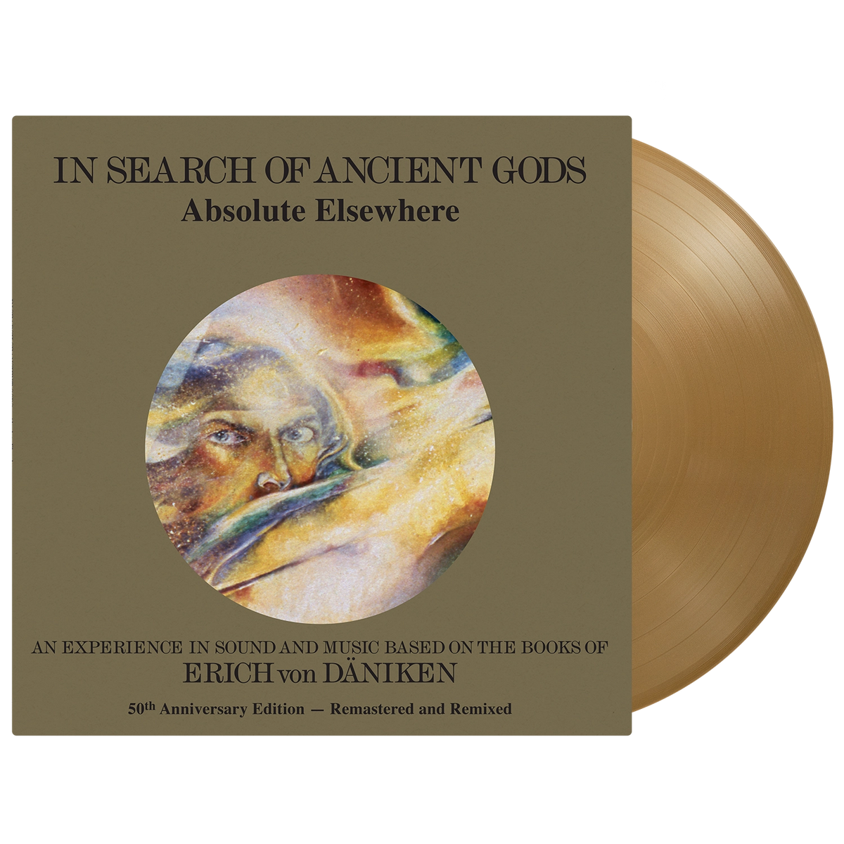 Absolute Elsewhere - In Search Of Ancient Gods gold vinyl product view