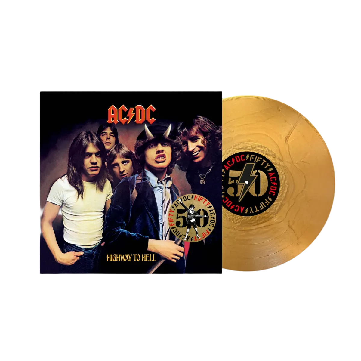 AC/DC - Highway To Hell 50th Anniversary gold vinyl