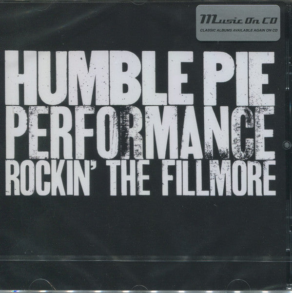 Humble Pie | Performance Rockin' the Fillmore | CD front cover