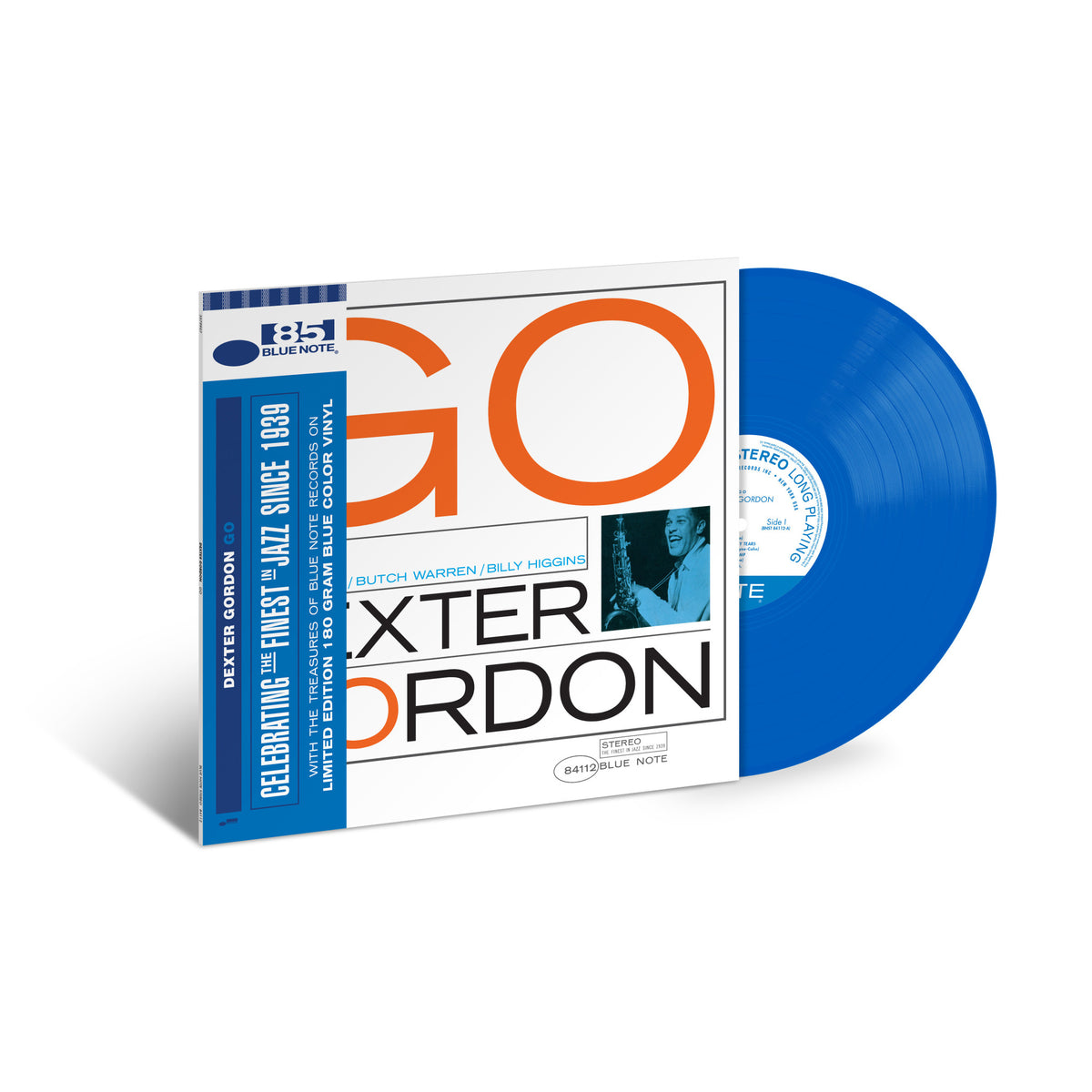 Gordon, Dexter | GO (2024) | 1LP Coloured Vinyl Blue front cover