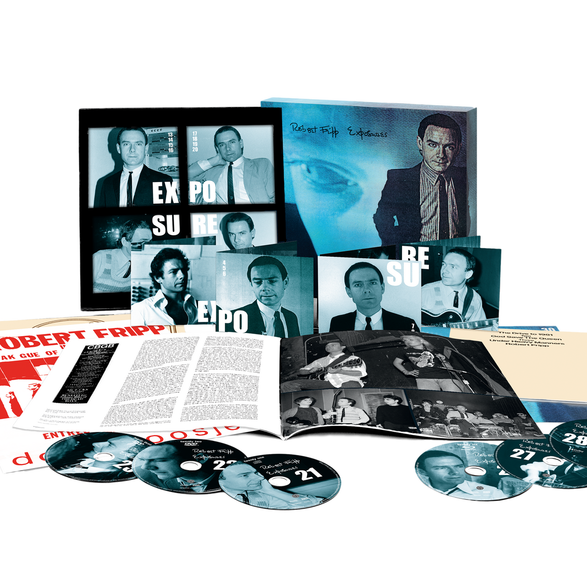 Fripp, Robert | Exposure (32 DISC BOX / BD / DVD-A) | CD front cover