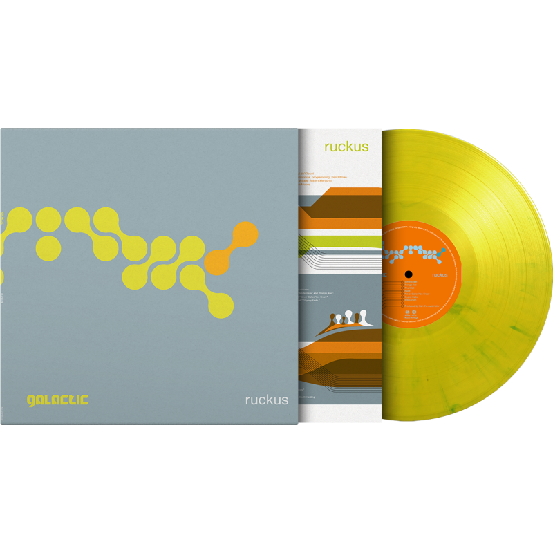 Galactic | Ruckus | 1LP Coloured Vinyl front cover