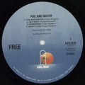Free | Fire & Water | 1LP front cover