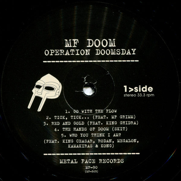 MF Doom | Operation: Doomsday | 2LP front cover
