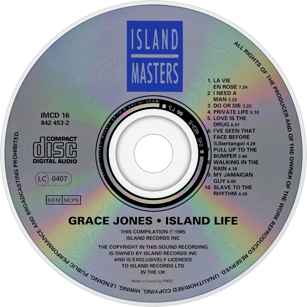 Jones Grace | Island Life | CD front cover