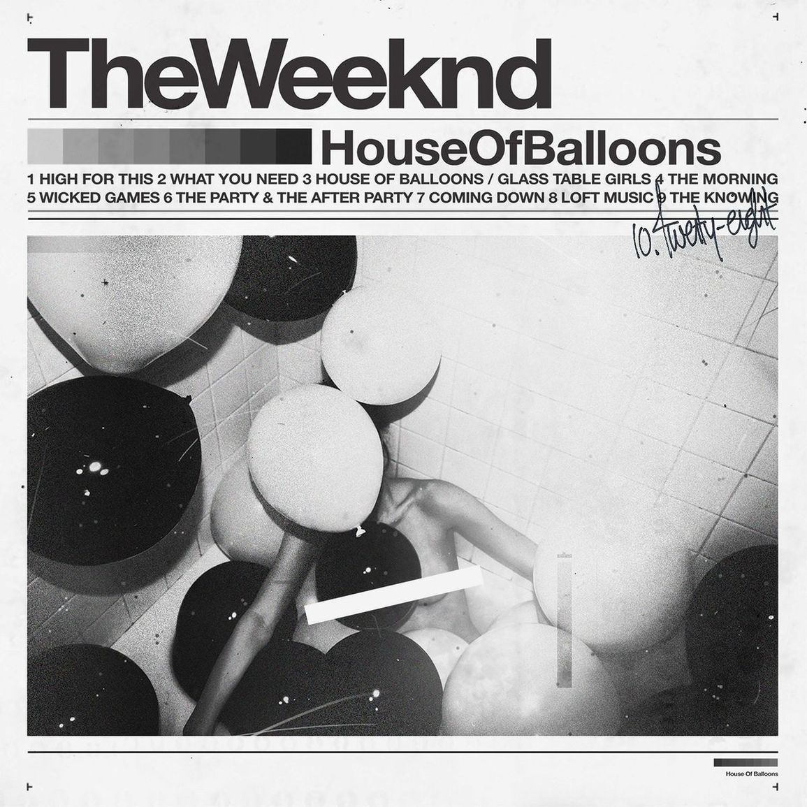 Weeknd – House Of Balloons cover artwork