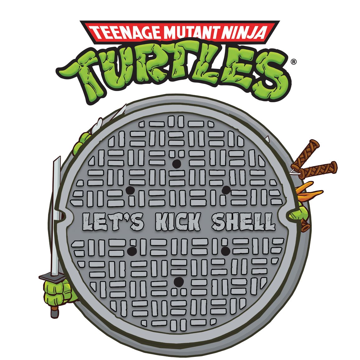 Teenage Mutant Ninja Turtles – Let’s Kick Shell (12" EP Colo cover artwork