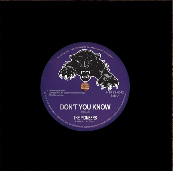 The Pioneers – Don’t You Know b/w Me Naw Go Believe (7in) cover artwork