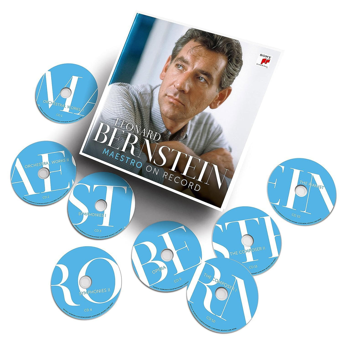 Leonard Bernstein | Maestro On Record (12CD BOOK DELUX BOX) | 12CD
