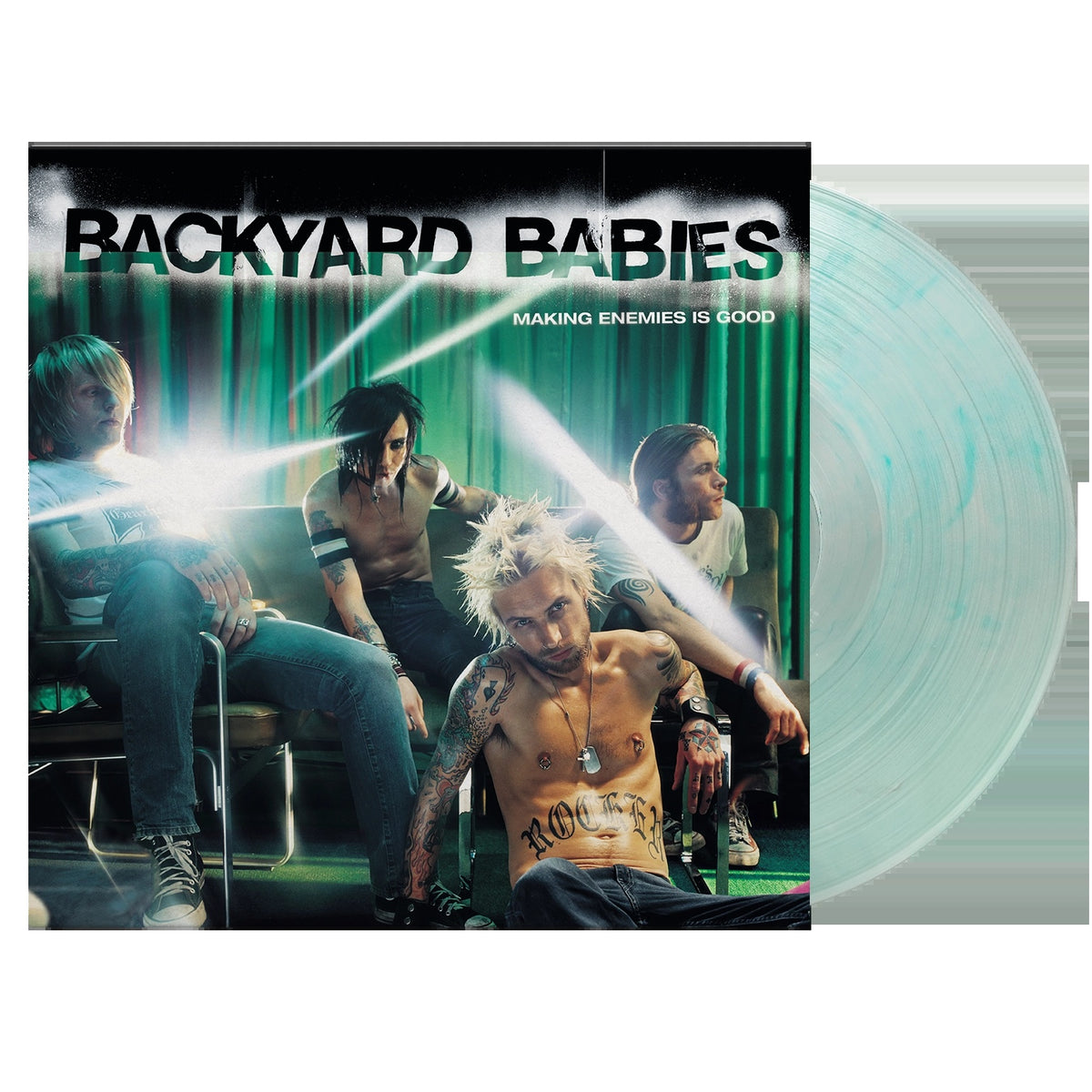 Backyard Babies | Making Enemies Is Good | 1LP Coloured Vinyl Green artwork