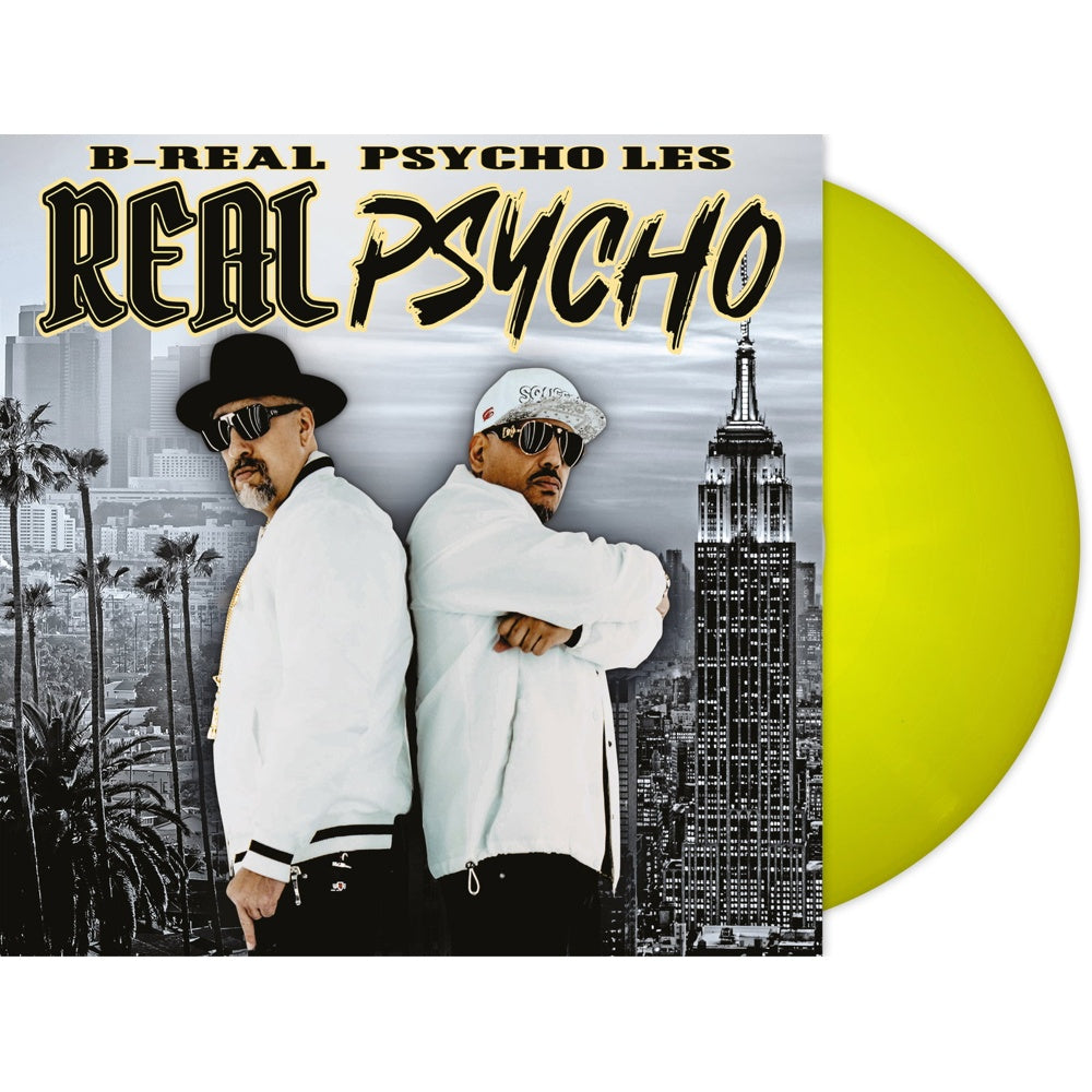 B-Real & Psycho Les | Real Psycho | 1LP Coloured Vinyl Yellow artwork