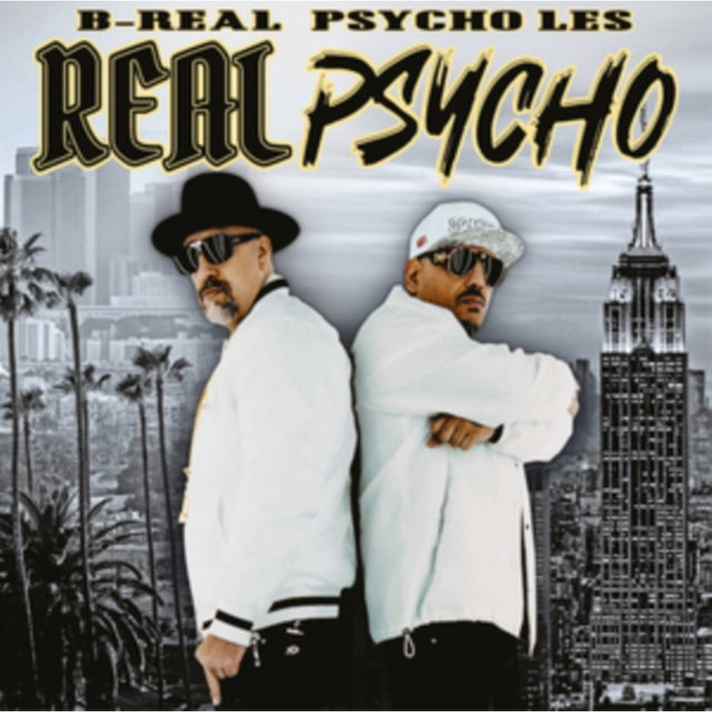B-Real & Psycho Les | Real Psycho | 1LP Black Vinyl artwork
