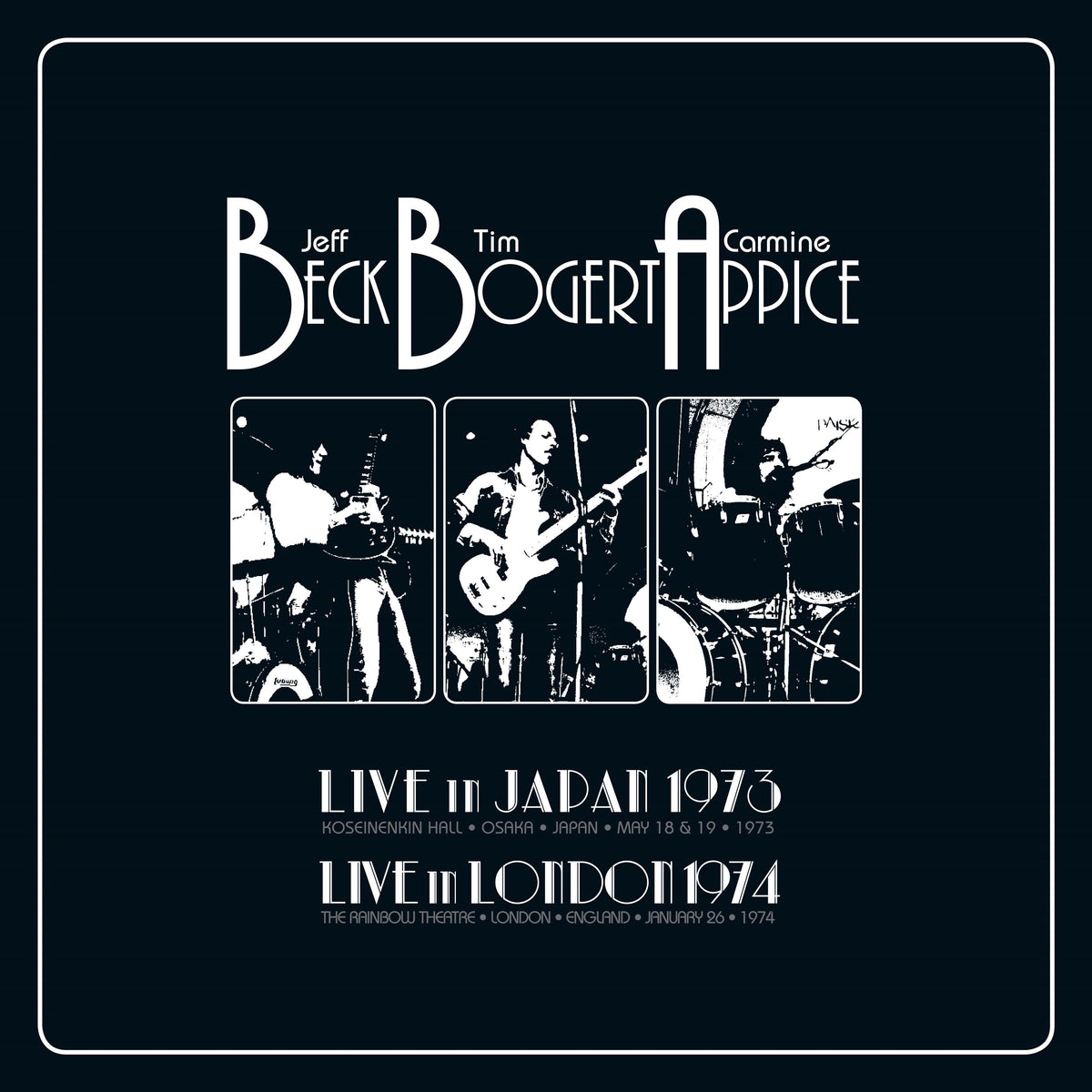 Jeff Beck / Tim Bogert / Carmine Appice | Live in Japan 1973 & Live in London 1974 | 4LP