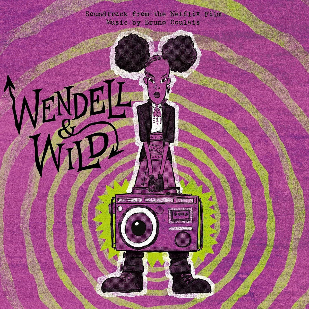 Coulais, Bruno | Wendell and Wild | 1LP Coloured Vinyl 1Lp 180G Green Coloured Vinyl Violet