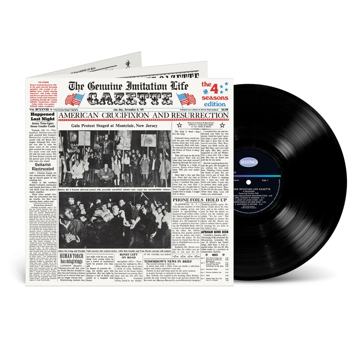 Valli Frankie & The Four Seaso | Genuine Imitation Life Gazzett | 1LP