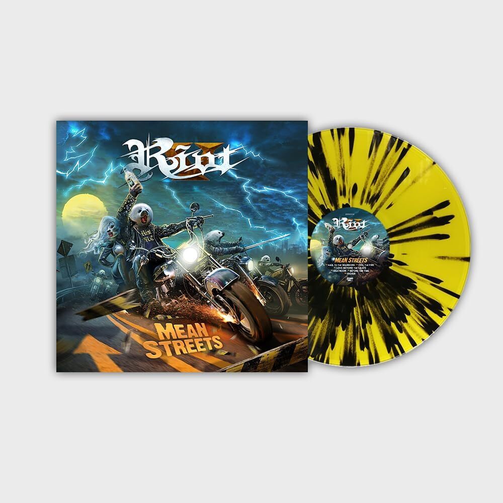 Riot V | Mean Streets(Yellow Black Splatter Vinyl) | LP