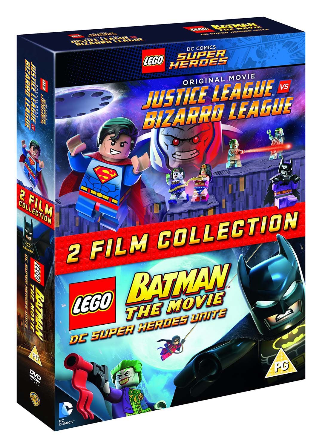 Troy Baker | LEGO DC: Justice League vs. Bizarro League / LEGO Batman: The Movie — DC Super Heroes Unite | 2DVD