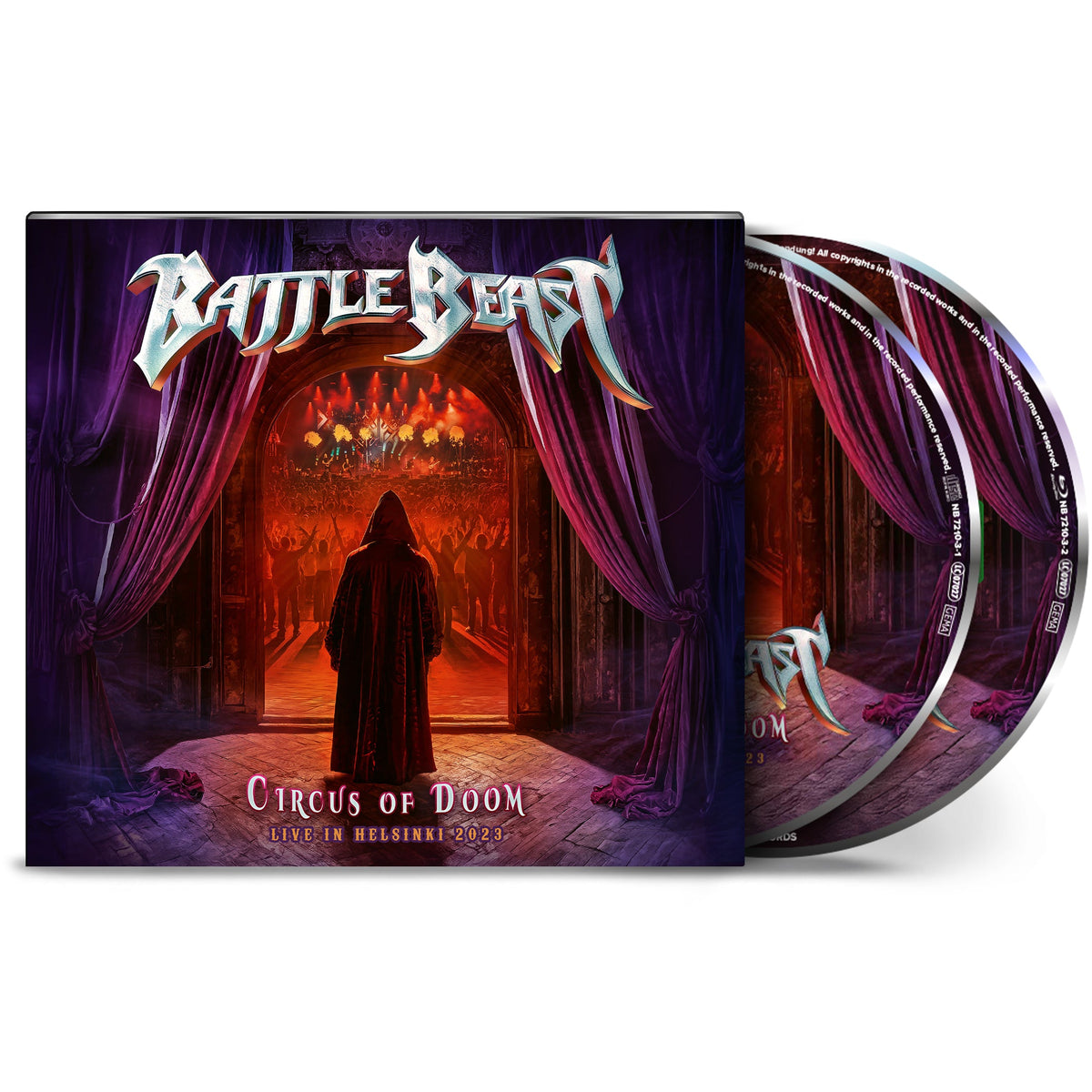 Battle Beast | Circus of Doom: Live in Helsinki 2023 | CD + Blu-ray