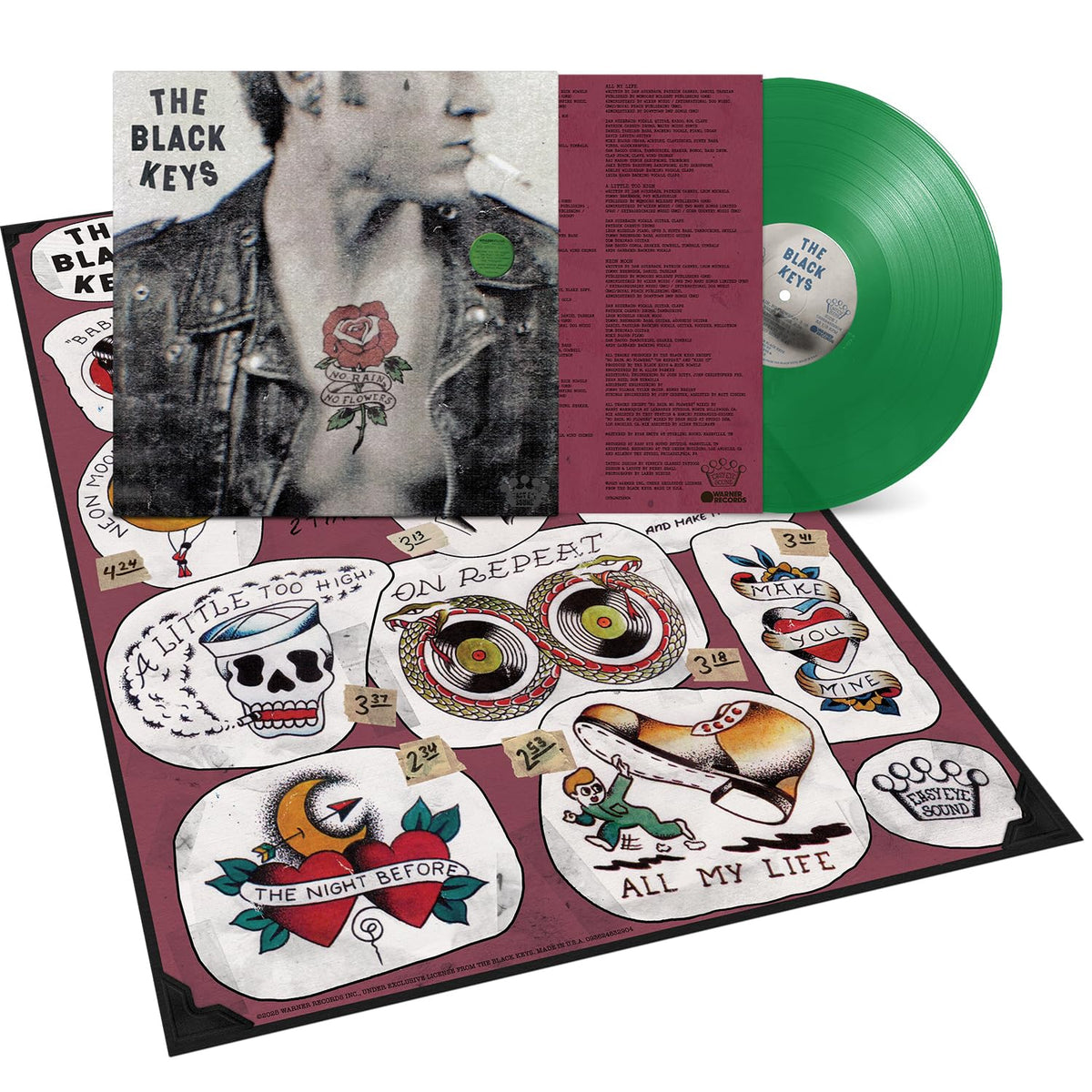 The Black Keys | No Rain, No Flowers (Green Transparent Vinyl) | LP