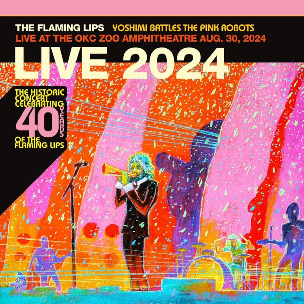 The Flaming Lips | Yoshimi Battles the Pink Robots: Live at the OKC Zoo Amphitheatre: Oklahoma City, August 30, 2024 | 3CD