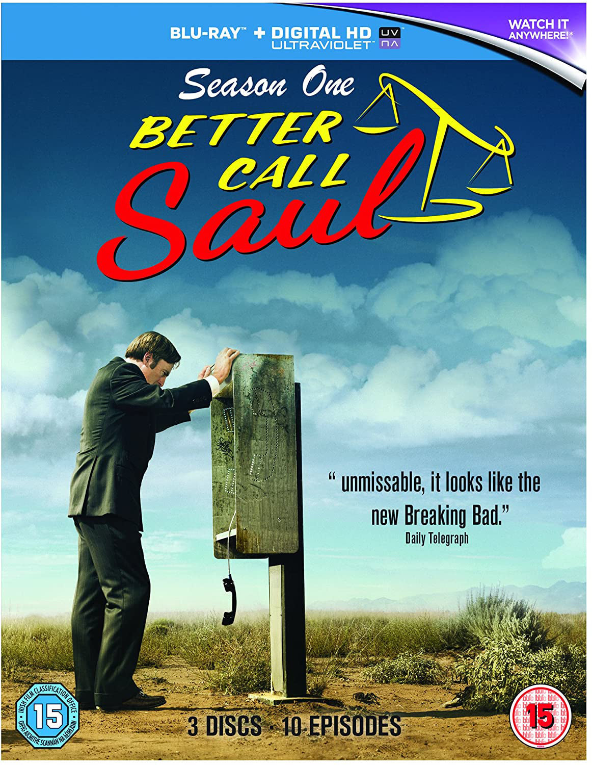 Better Call Saul: Season 1 | 3Blu-ray