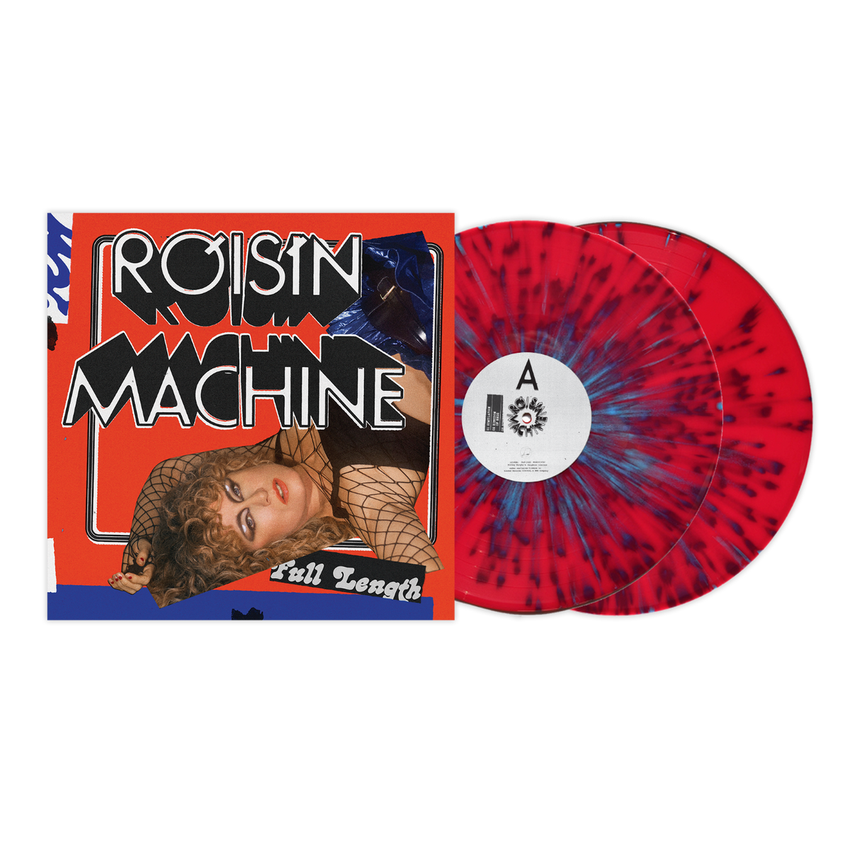 Murphy, Rosin | Róisín Machine | 2LP Coloured Vinyl Red&Blue Splatter front cover
