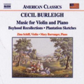 Cecil Burleigh | Music for Violin and Piano (Schiff, Barranger) | CD
