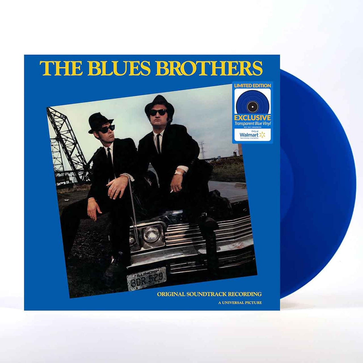 OST (Official Soundtrack) | Blues Brothers | 1LP Coloured Vinyl Transparent Blue front cover