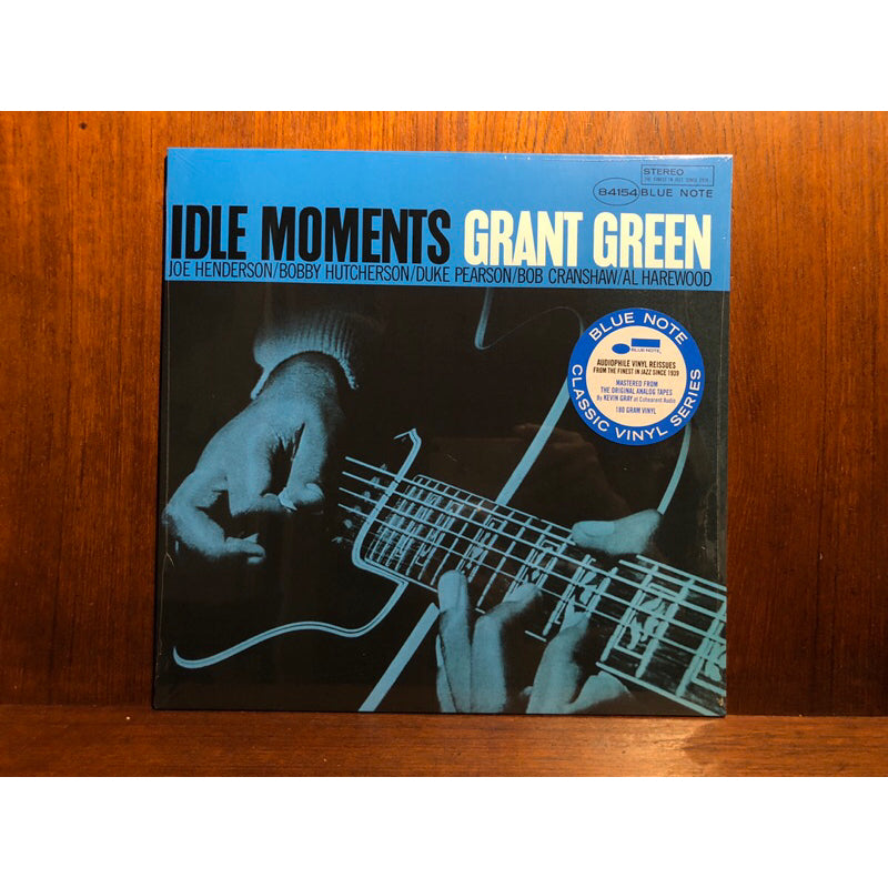 Green, Grant | Idle Moments | 1LP - 180g Coloured Vinyl Blue front cover
