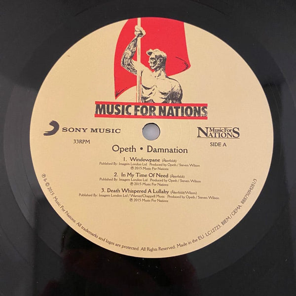 Opeth | Damnation (20Th Anv EdT) | 1LP front cover
